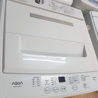 G5058　分解清掃済み　カード利用可能！　安心の半年保証　 洗濯機　AQUA　AQW-S452　4.5㎏　2014年製　送料A　生活家電　札幌　プラクラ南9条店