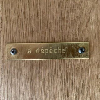 美品　アデペシュ　ダイニングテーブルセット　丸テーブル　a depeche イス　4人用　愛知