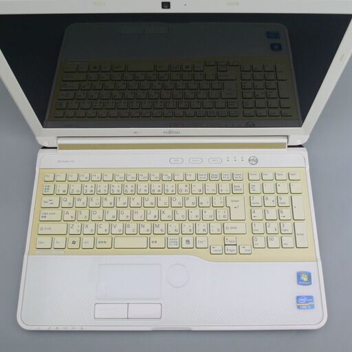 新品高速SSD 日本製 中古良品 白 ノートパソコン 15型 富士通 AH54/H 第3世代Core i5 8GB Blu-ray 無線 webカメラ Windows10 Office 新品高速SSD 日本製 中古良品 白 ノートパソコン 15型 富士通 AH54/H