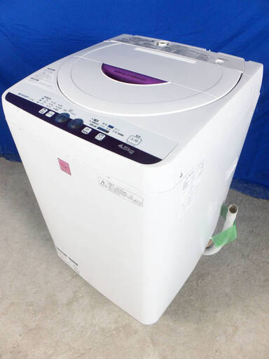 ✨⛄✨冬のクリアランスセール❕2015年式のSHARPが超激安❕❓ES-G4E2-KP✨4.5kg⛄洗濯機⛄一人暮らし風乾燥 穴なし槽 風乾燥 槽クリーン✨Y-0628-147✨⛄✨