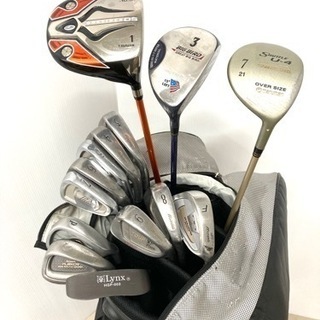 Mizuno ＋TSURUYA ONESIDER DS 等 ゴルフクラブ 全14本セット＋ 純正バッグ付き