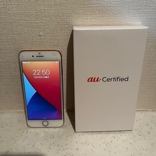 美品】 iPhone8 64GB 本体 ローズゴールドAU正規保証