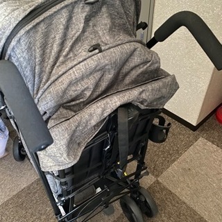 日本育児 kinderwagon DUOシティHOPII グレーデニム 軽量コンパクトな  