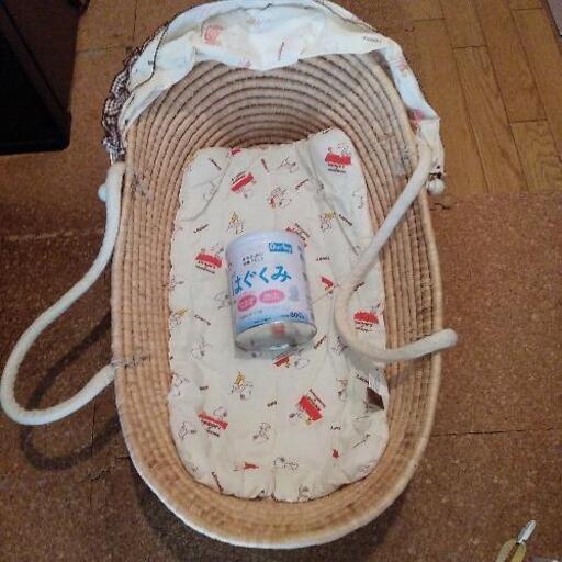 赤ちゃんクーハン籠スヌーピー ぽこぺん 東船橋のベビー用品 寝具 の中古あげます 譲ります ジモティーで不用品の処分