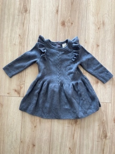 H M 秋冬子供服 ニットワンピース まっちゃ 笹原の子供用品の中古あげます 譲ります ジモティーで不用品の処分