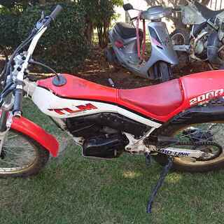 ホンダ TLM200R 混合仕様　旧車 2スト トライアル  HONDA 書類無