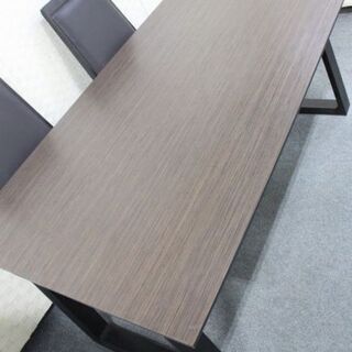 カリモク ダイニングテーブル DA5080 1500幅 アーバンブラウン メラミン Karimoku ダイニング 中古家具 店頭引取歓迎 R4381)