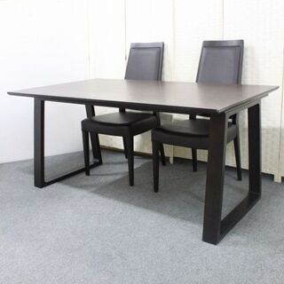 カリモク ダイニングテーブル DA5080 1500幅 アーバンブラウン メラミン Karimoku ダイニング 中古家具 店頭引取歓迎 R4381)