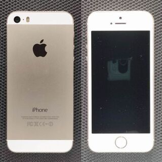 iPhone 5S 16G au ゴールド 古めかしい (B)