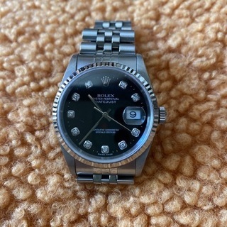 ロレックス デイトジャスト12634 黒 美品