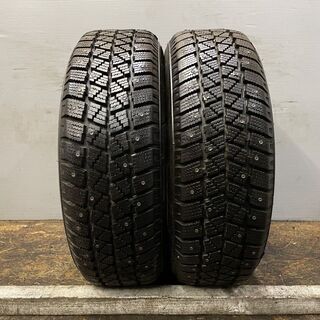 HANKOOK WINTER RADIAL W404 195/65R15 15インチ スパイクタイヤ 2本 バリ溝 カップピン　(MTL97)クレジットカード QRコード決済可能