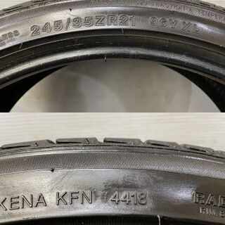 KINFOREST KF550 245/35ZR21 21インチ 夏タイヤ 2本 2018年製 バリ溝 アルファード ヴェルファイア等　(MTK130) クレジットカード QRコード決済可能 KINFOREST KF550 245/35ZR21 21インチ 夏タイヤ 2本 2018年製 バリ溝