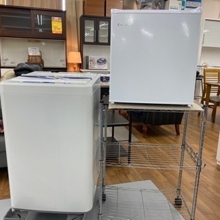 I372　超大特価！一人暮らし応援！！冷蔵庫46L洗濯機5.0kセット　