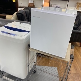 I372　超大特価！一人暮らし応援！！冷蔵庫46L洗濯機5.0kセット　