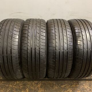 FALKEN ZIEX ZE914 225/55R17 17インチ 夏タイヤ 4本 2017年製 アルファード セルシオ シーマ スカイライン等　(TH490)クレジットカード QRコード決済可能
