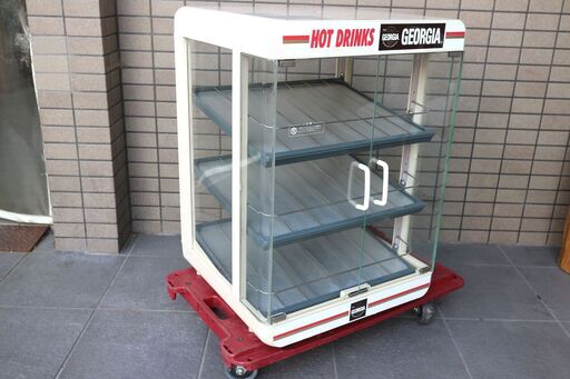 広島市内配達無料　日本ヒーター　缶ウォーマー　SW126　ホットウォーマー　温蔵ショーケース　3段　業務用　店舗用
