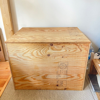 木箱　収納ボックス　蓋付き
