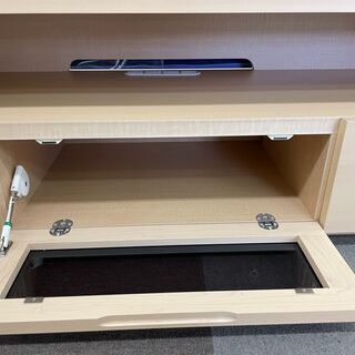 🔸値下げしました！！🔸📺未使用‼ おしゃれなデザイン 生松工芸 ＡＶボード 🤍定価￥69,800🤍  収納付き！！📺