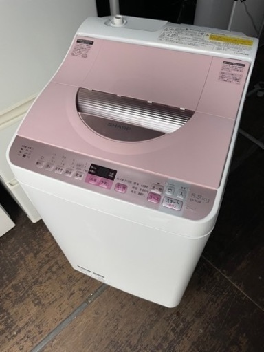 No.1133 SHARP 5.5kg/3.5kg 洗濯乾燥機　2017年製　近隣配送無料