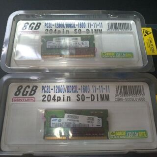 PC3L-12800/DDR3L-1600　メモリ