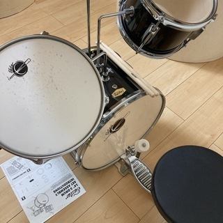 売れました⭐︎Eastar  キッズ　本格ドラムセット　人気色ブラック系