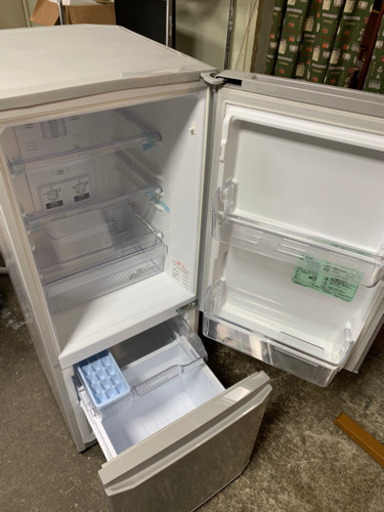 札幌市内配送無料 3ヶ月保証 美品 三菱 2ドア冷凍冷蔵庫 146L MR-P15A