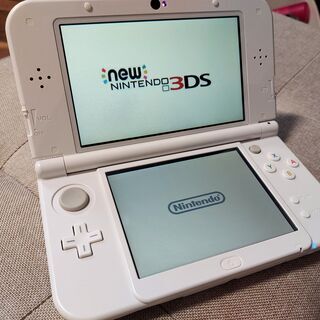 new Nintendo 3DS LL ホワイト 本体 + 32...