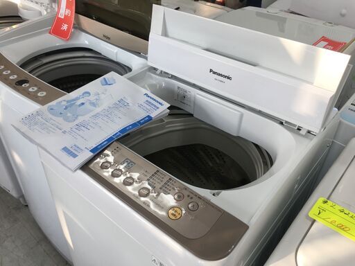 洗濯機の分解クリーニング行っています！配送設置込み！パナソニック7.0K洗濯機2018年製分解クリーニング済み