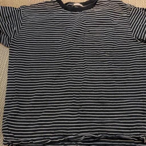 Gu メンズtシャツ ボーダー Oa 自由が丘の服 ファッションの中古 古着あげます 譲ります ジモティーで不用品の処分