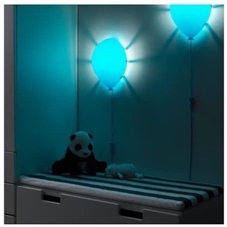 【ネット決済】IKEA 風船 ライト バルーン 照明 青