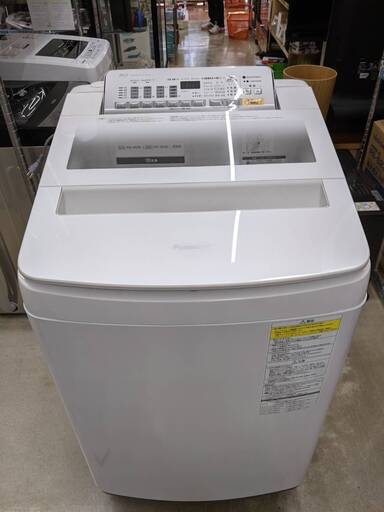パナソニック Panasonic NA-FW80S3-W 8.0kg洗濯乾燥機 ヒーターセンサー方式 水冷除湿タイプ 即効泡洗浄 エコナビ ナノイー ホワイト