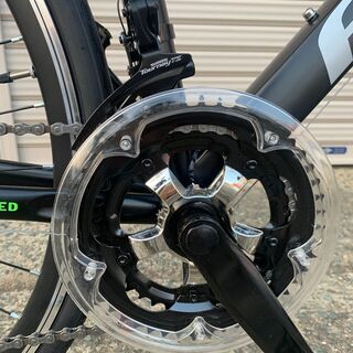 新品★未使用　ロードバイク　700×28C　シマノ製14段変速  ブラック/グリーン