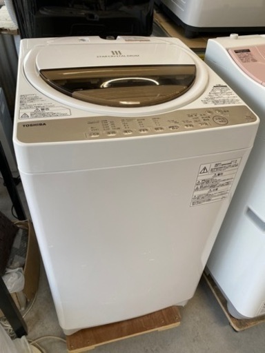 お薦め品‼️分解洗浄クリーニング済み‼️東芝洗濯機 7kg 2017年