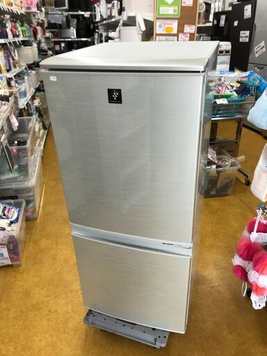 シャープ SHARP プラズマクラスター ナノ低温脱臭触媒 ノンフロン 冷凍冷蔵庫 SJ-PD14X-N 137ℓ