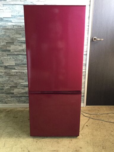 AQUA 184L 2018年製 AQR-18G 冷凍冷蔵庫 ルージュ冷蔵庫 2ドア冷蔵庫