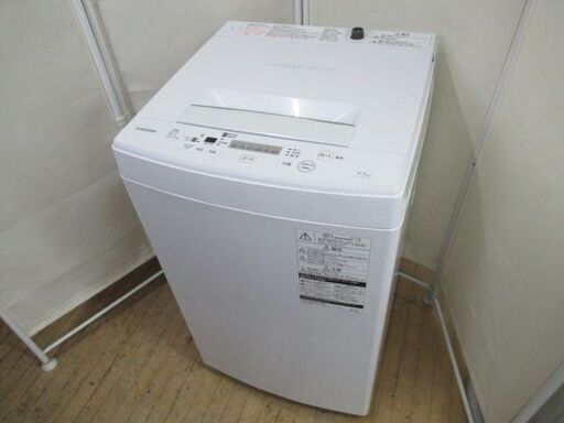 J3259/1ヶ月保証/洗濯機/4.5キロ/4.5kg/ステンレス槽/単身/一人暮らし/東芝/TOSHIBA/AW-45M5品/