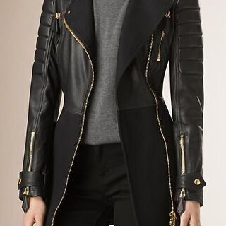 本羊革 ジャケット レザーコート ロングトレンチコート Sheep Leather