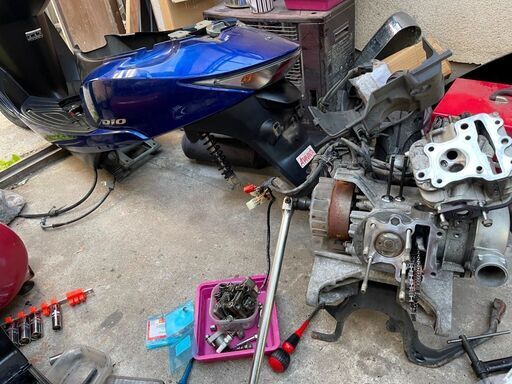 豊田市 ホンダ Dio AF68 カーボン除去済み