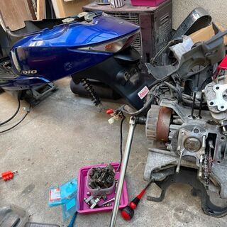 豊田市　ホンダ　Dio　AF68　カーボン除去済み