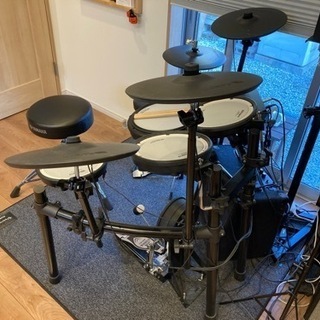 Roland（ローランド）TD-17KVX-S V-Drums  Kit / ハイハットスタンド、イス、ペダル、スティック、純正マット、ヘッドフォン