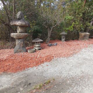 人気 レンガ 煉瓦 チップ 砕石 4トンダンプ1台分 約5リューベ  