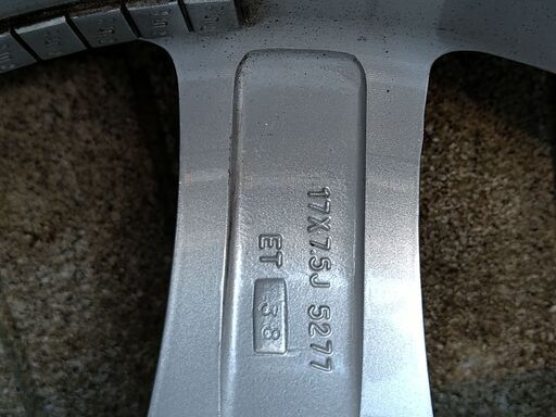Audi　A4セダンのアルミ＆夏タイヤ