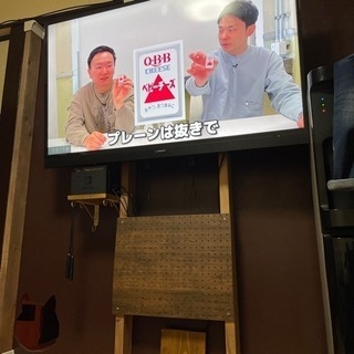 賃貸でも壁掛けテレビ！