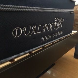 人気高級マットレス　デュアルポケットハイグレード　クイーンサイズ