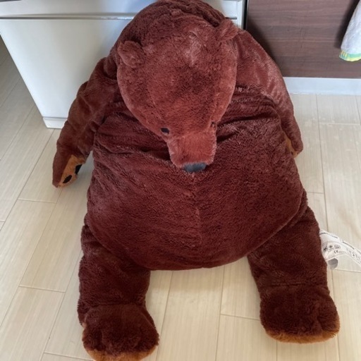 Ikea くま大きいぬいぐるみ Tkh 香西のおもちゃ ぬいぐるみ の中古あげます 譲ります ジモティーで不用品の処分