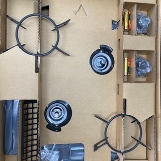 リンナイ　システムキッチン用 ガス ビルトインコンロ　二口