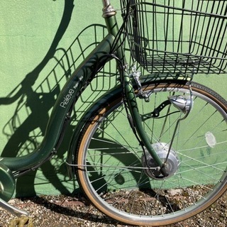 【お譲り先決まりました】電動自転車　アシスト　26インチ　グリーン