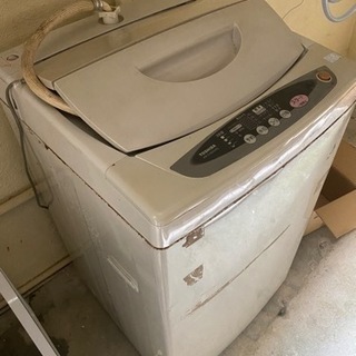 洗濯機 洗濯槽洗浄済 本体、元口新品付き0円