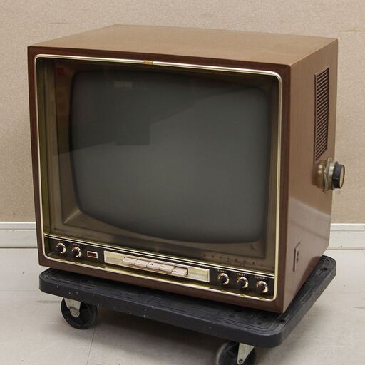 ナショナル National テレビ　ブラウン管 レトロ TB-95K 白黒テレビ 真空管テレビ (R2130twxY)