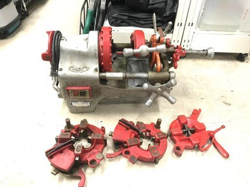 02:REX レッキス N50A3 N50AⅢ パイプマシン ねじ切り機 ダイヘッド 4